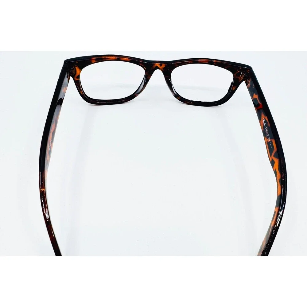 Ray-Ban Eyeglasses Unisex Tortoise RB8026 Wayfarer Square Frames Italy